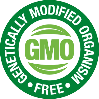 genetically nodified organism badge